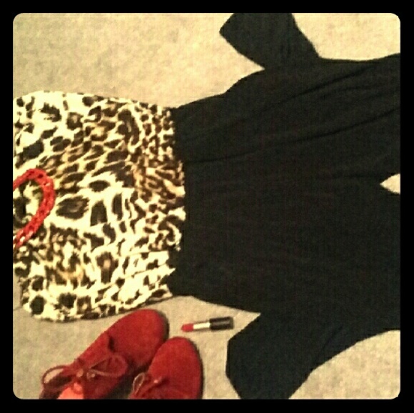 *SOLD on OS* Leopard jump suit