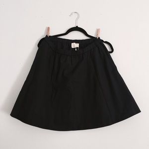 Eileen Fisher Project black flared skirt w/pockets