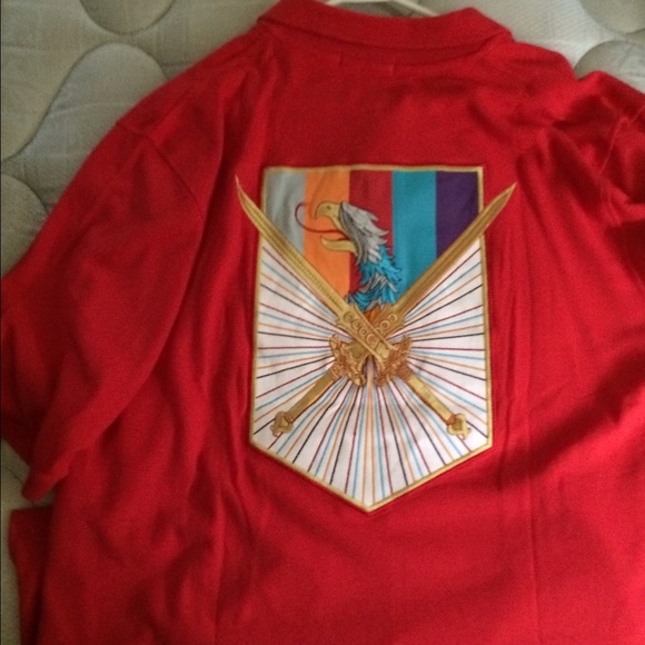 new coogi shirt (red) with tags - Picture 2 of 2