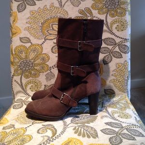 J. Crew Suede Motorcycle Boots NWOT