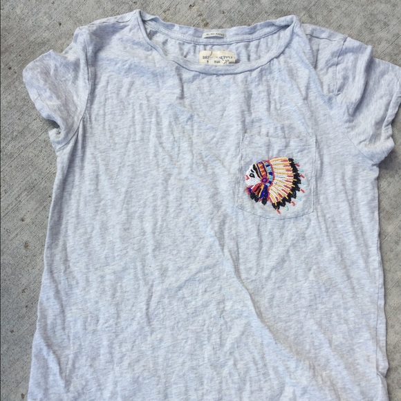 Ralph Lauren Denim Supply Grey Tee