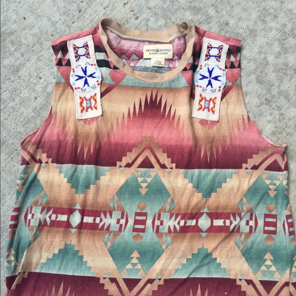 Ralph Lauren Denim Supply Aztec Tank