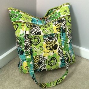 Green Vera Bradley Tote