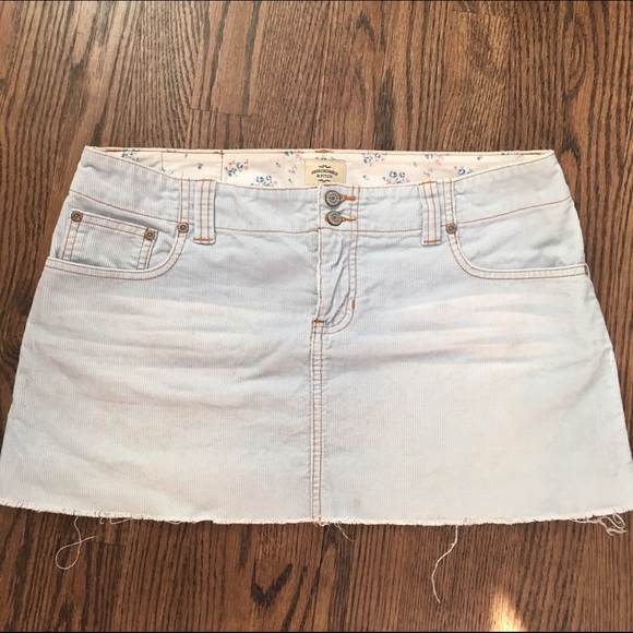 A&F corduroy skirt