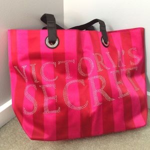 Pink Victoria's Secret bag