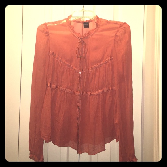 French Connection 100% silk blouse.