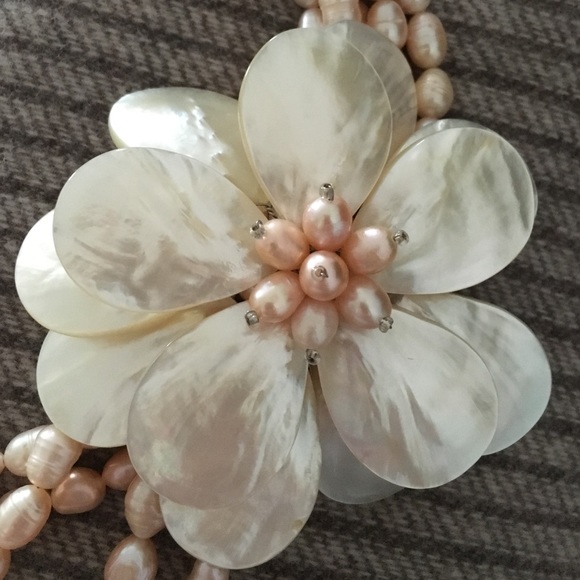 Freshwater pearl necklace. Authentic and handmade - Picture 2 of 4
