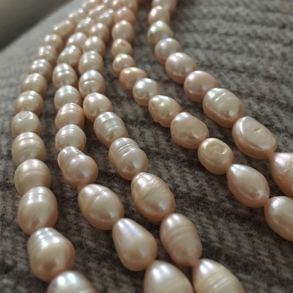 Freshwater pearl necklace. Authentic and handmade - Picture 3 of 4
