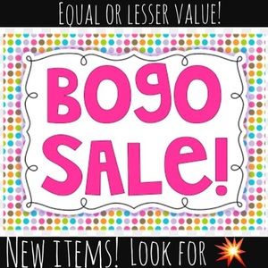 BOGO SALE! This weekend only!