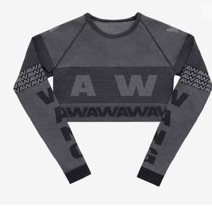 Alexander Wang x H&M jacquard knit crop top