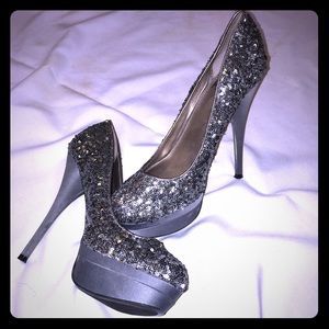 Sparkling high heels
