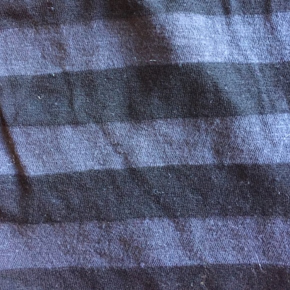 Kirra Black and Gray stripes Top - Picture 3 of 4