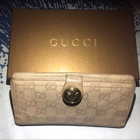 Gucci Vintage GG Leather Wallet