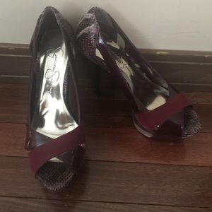 Gorgeous platform peep toe