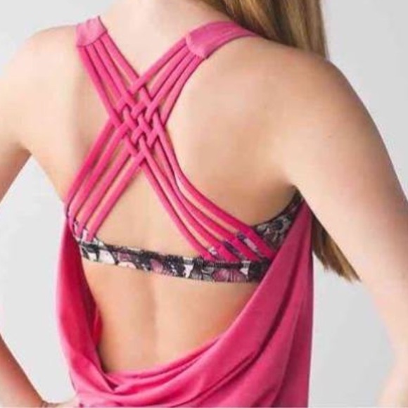 Lululemon Wild Tank with Butterflies