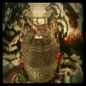 Beautiful glass beaded set ($25)