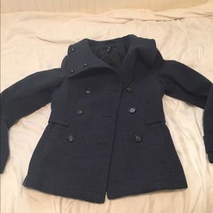 H&M Blue Pea coat