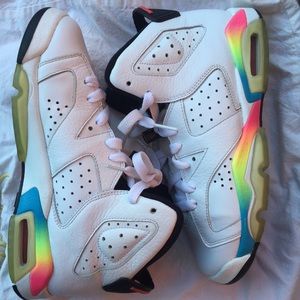 rainbow jordans