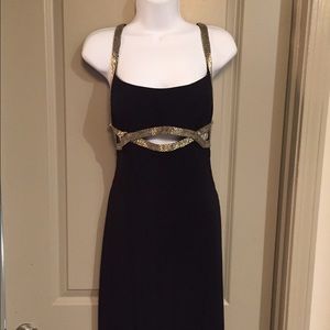 Gorgeous black beaded cut out dress! 😍