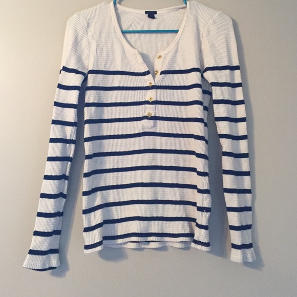 J Crew stripped top