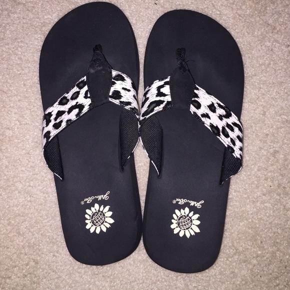 Yellow Box Flip Flops