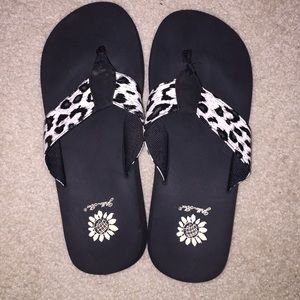 Yellow Box Flip Flops