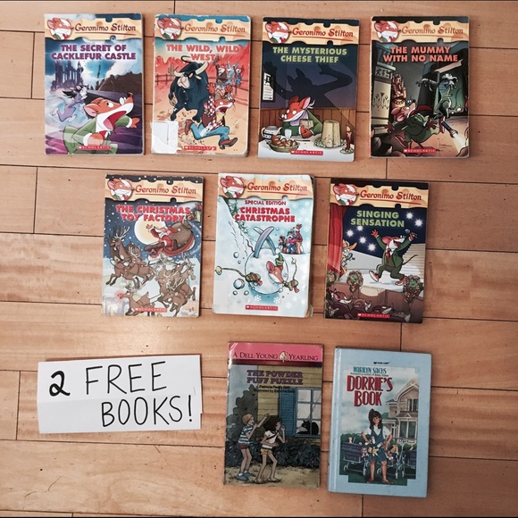 Geronimo Stilton Set of 9 BOOKS