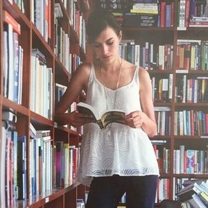 HD in Paris from Anthropologie cream top