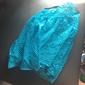 Sparkle Athletic light blue running skirt