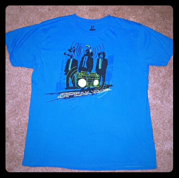 Unisex amplify monkey speak volumes tshirt