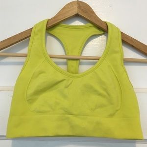 Lululemon Yellow Sportsbra
