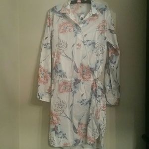 Floral Shirt Dress
