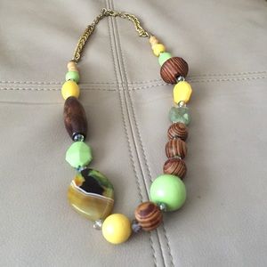 Anthropologie Pieced Prism Necklce