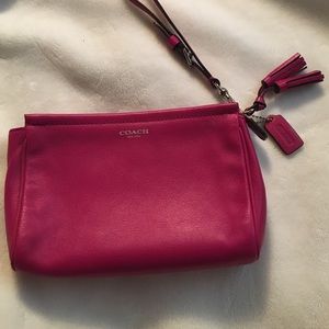 Dark fuchsia  COACH wristlet