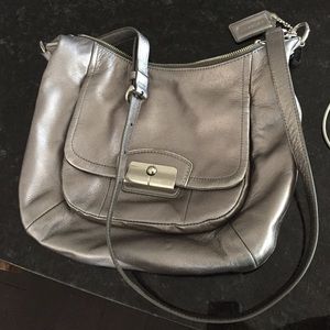 Silver Coach Purse