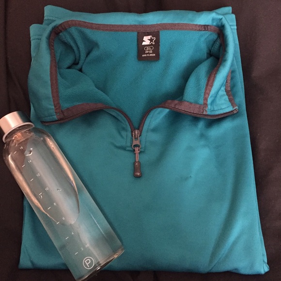 Teal Active Workout Sweater Shirt