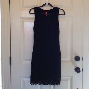 NWT Eight Sixty black lace dress