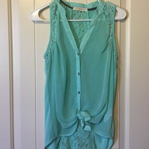 Lace tank top