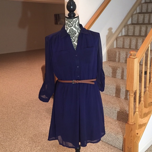 Charlotte Russe Dresses & Skirts - Dress-navy blue