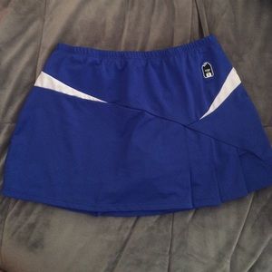 Royal blue tennis skirt