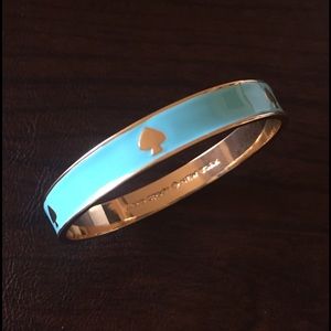 Kate Spade turquoise & gold bangle