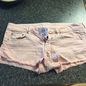 Blush pink American Eagle shorts