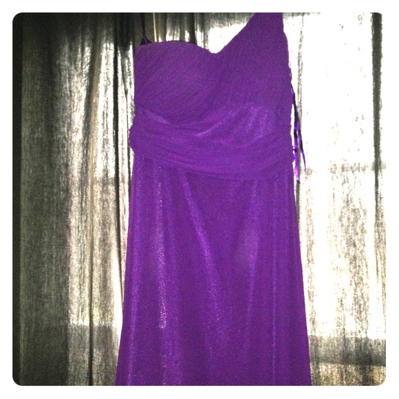 Ladies Purple Formal Gown.