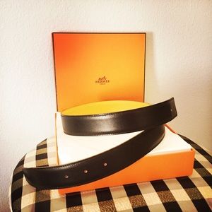 💄REDUCED💄Hermes 32 mm belt leather