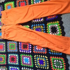 Ralph Lauren orange jeans