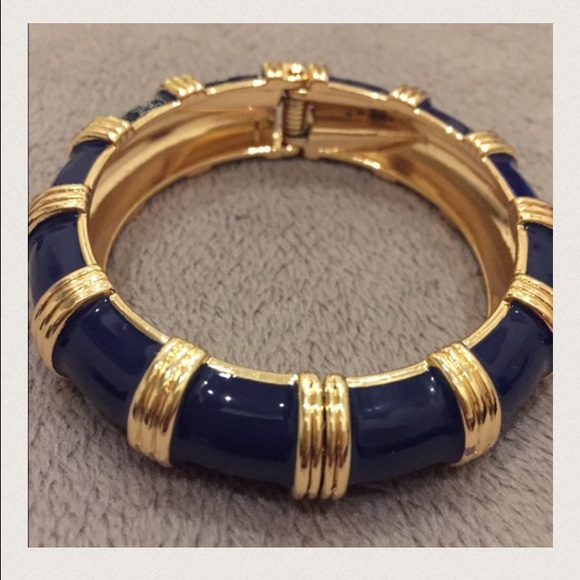 J. Crew Bracelet in navy/gold