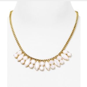 Kate Spade "Marquee" White and Gold Necklace