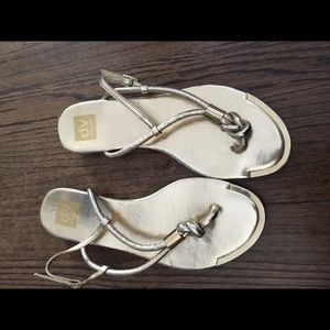 DV gold sandals- worn twice!!