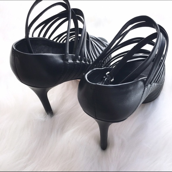 LAMB strappy peep toe bootie heels . HP π - Picture 3 of 4