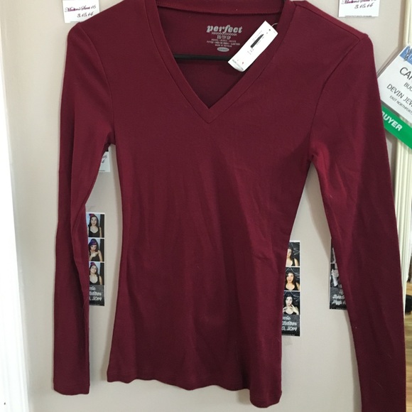 Old Navy Maroon long sleeve shirt